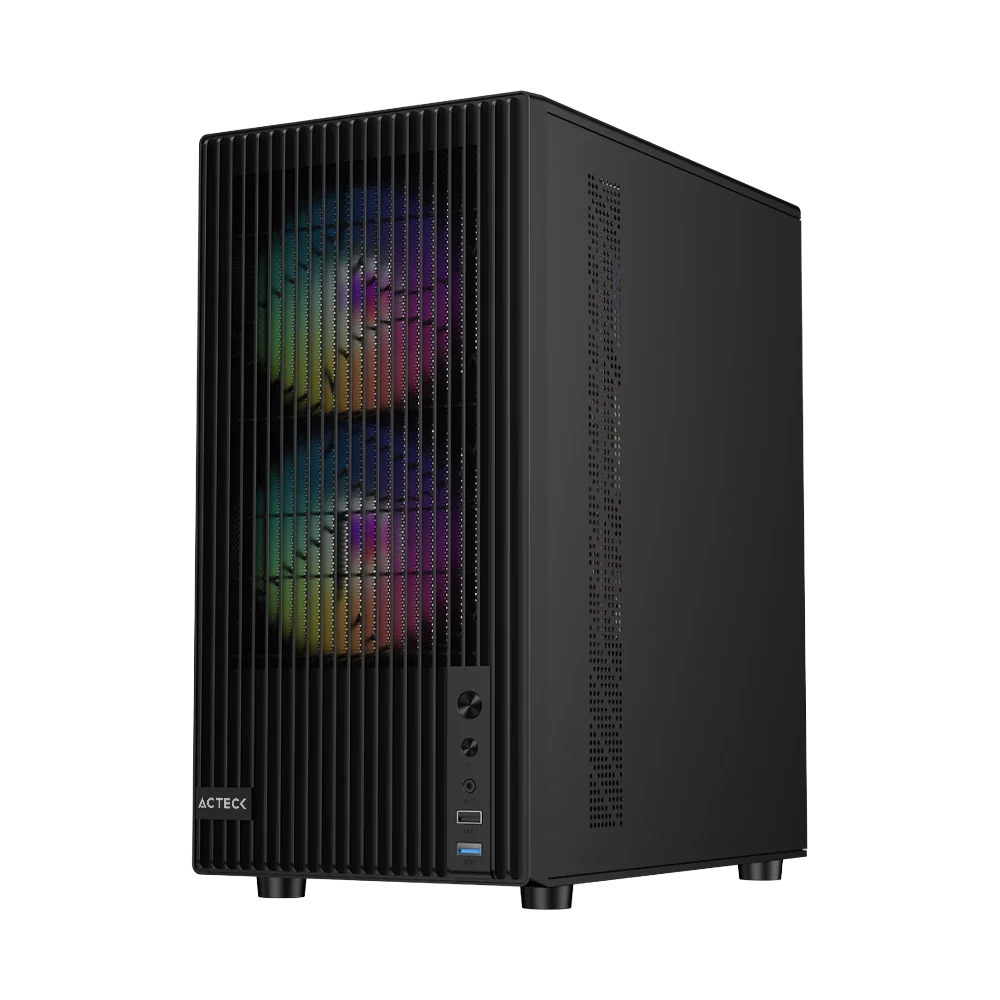 Gabinete Compact Mini Torre | Zyron GC606 | Negro