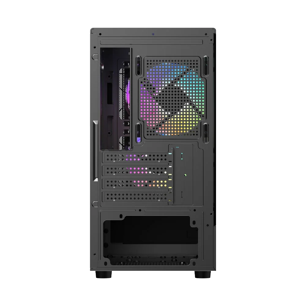 Gabinete Compact Mini Torre | Zyron GC606 | Negro
