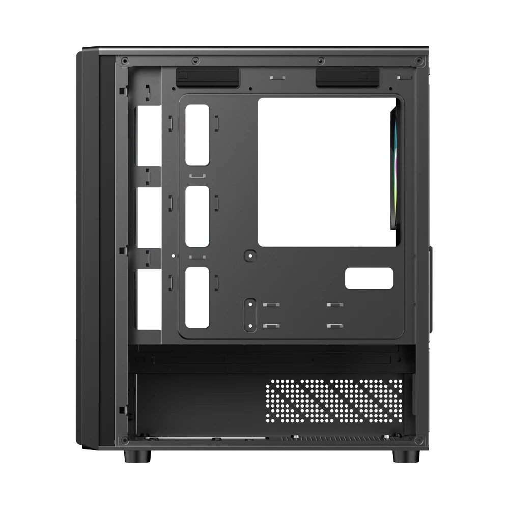 Gabinete Compact Mini Torre | Zyron GC606 | Negro