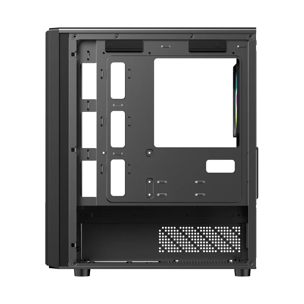 Gabinete Compact Mini Torre | Zyron GC606 | Negro