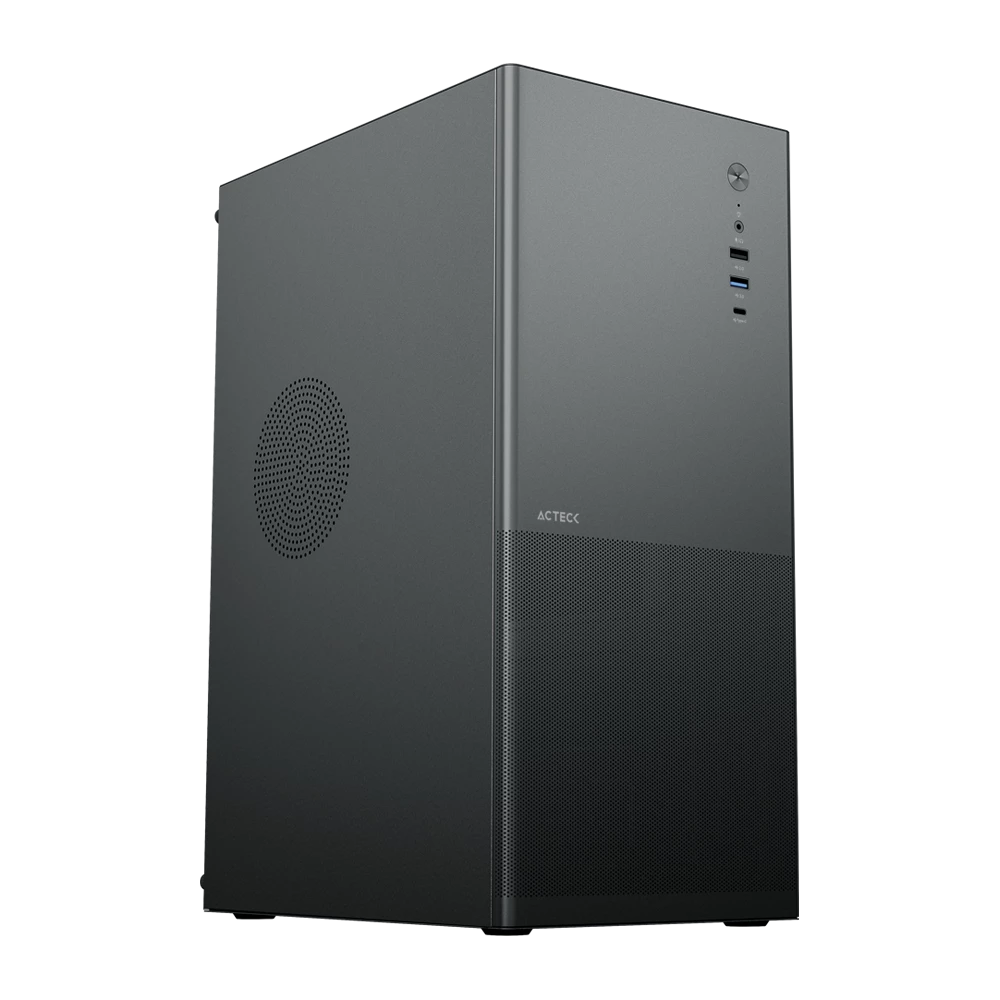 Gabinete Media Torre | Rex Max GM757 | Negro