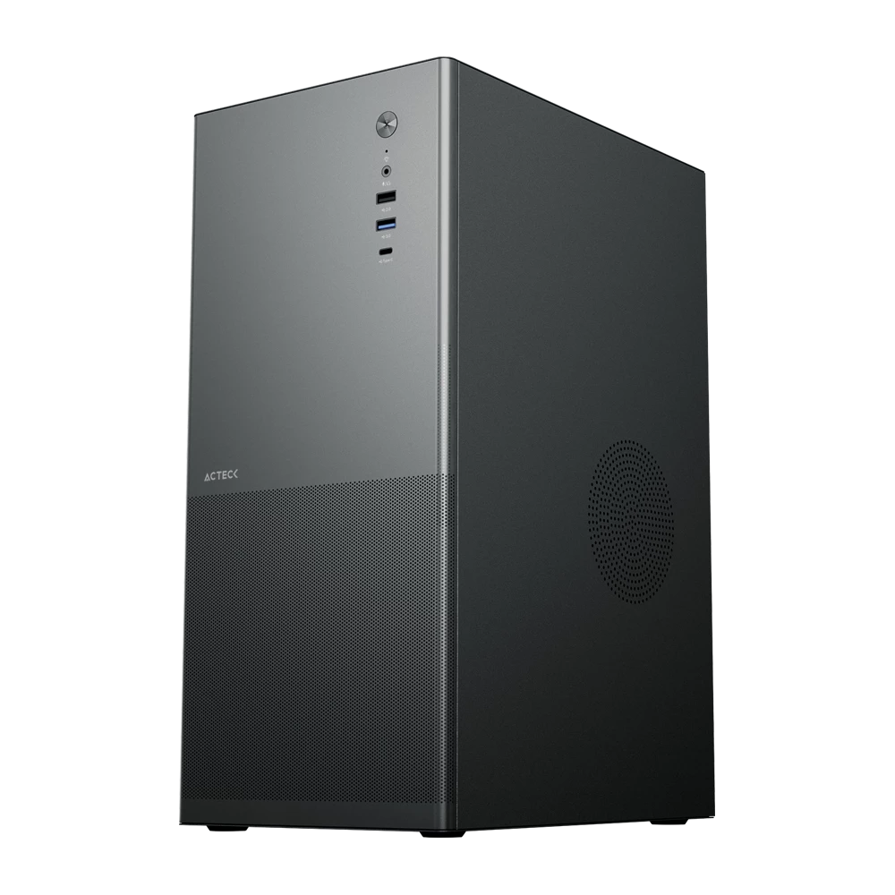 Gabinete Media Torre | Rex Max GM757 | Negro