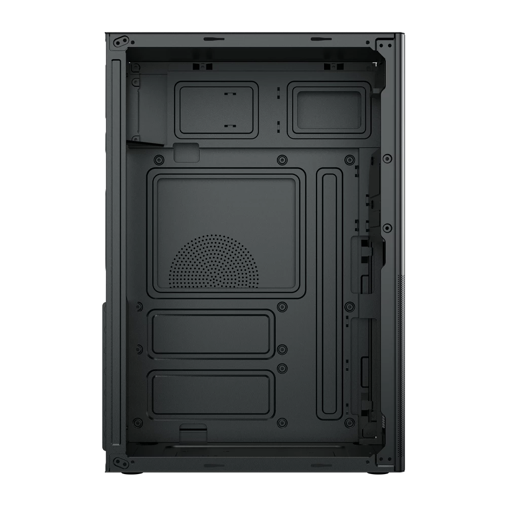 Gabinete Media Torre | Rex Max GM757 | Negro