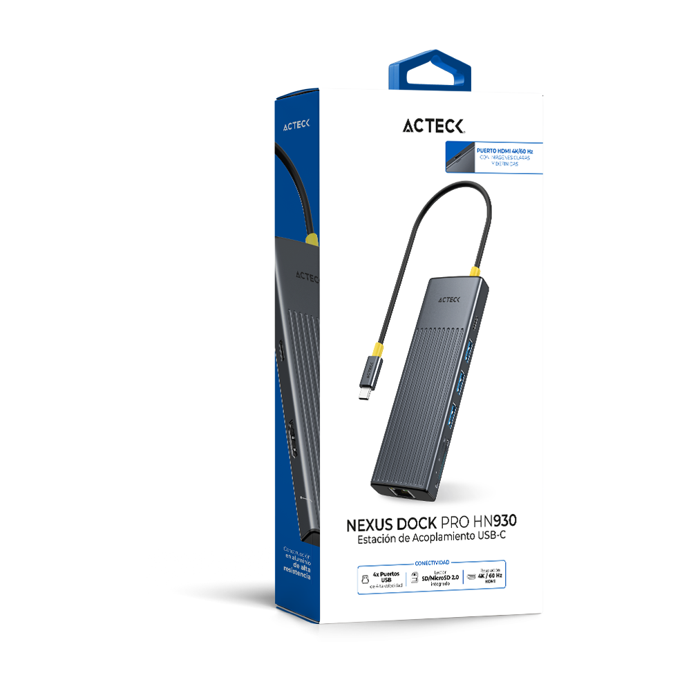 Hub | USB-C 9 en 1 | Nexus Dock Pro HN930
