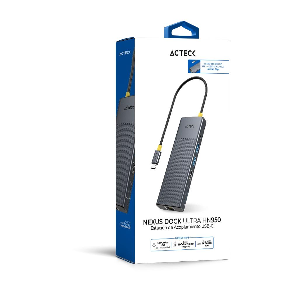 Hub | USB-C 10 en 1 | Nexus Dock Ultra HN950