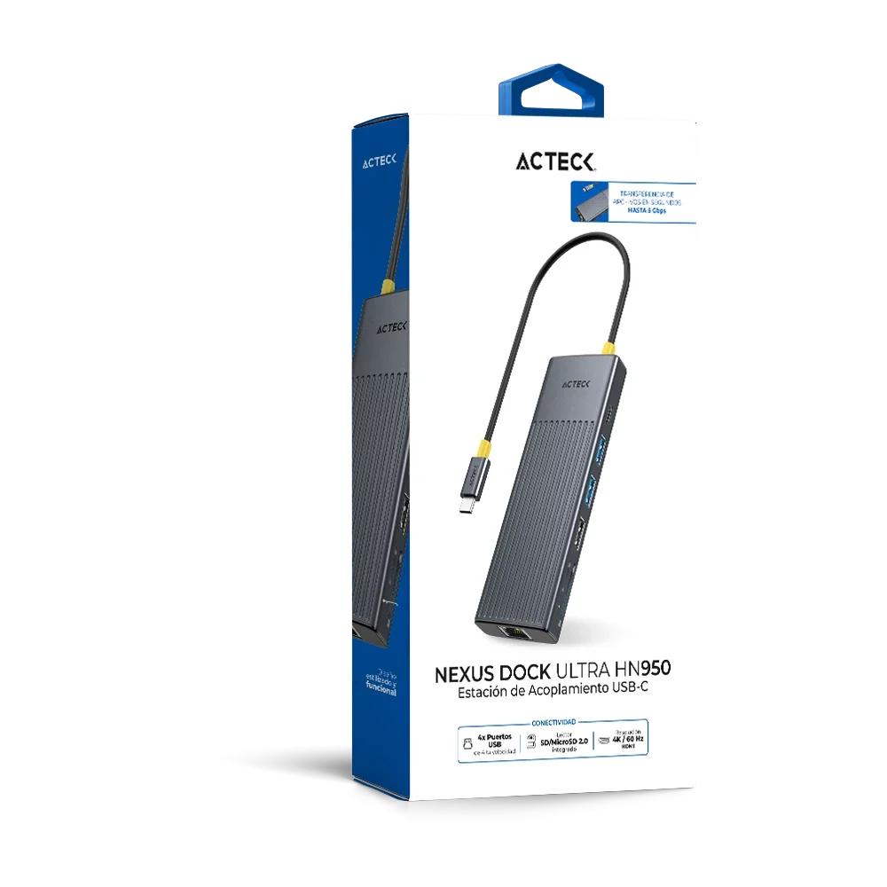Hub | USB-C 10 en 1 | Nexus Dock Ultra HN950