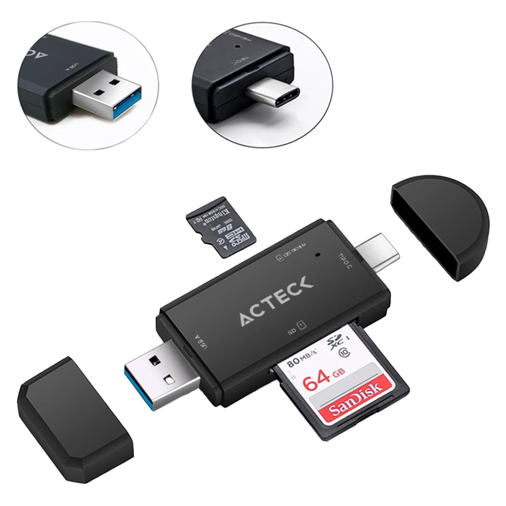 Lector de Memoria Dual | OTG Gatex Read CR615