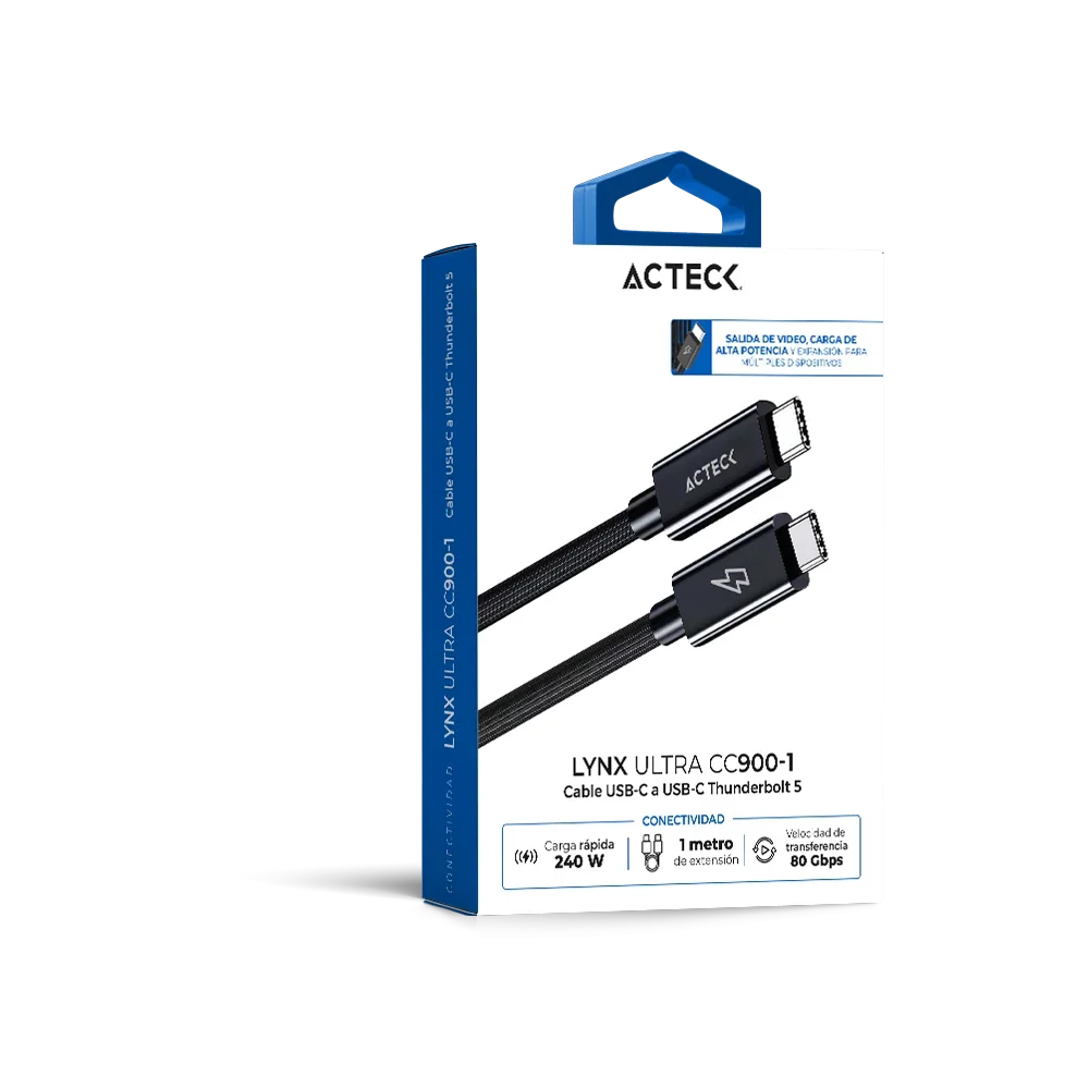 Cable USB-C a C Thunderbolt 5 | Lynx Ultra CC900-1
