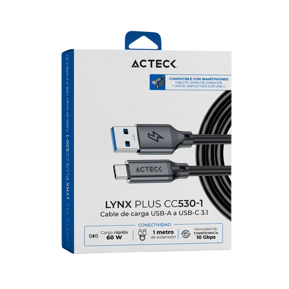 Cable USB-A a C 3.1 | Lynx Plus CC530-1