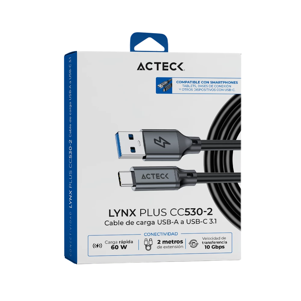 Cable USB-A a C 3.1 | Lynx Plus CC530-2