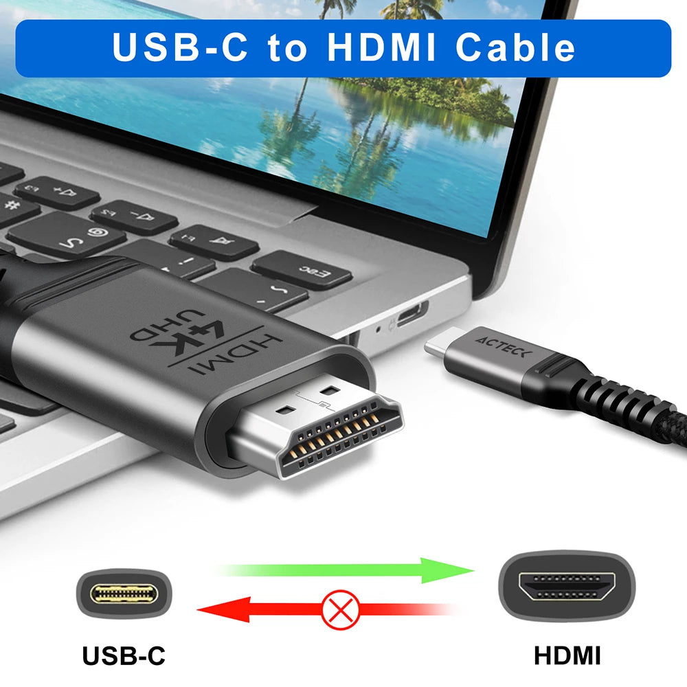 Cable USB-C a HDMI 2.0 | Lynx Plus CC520-2