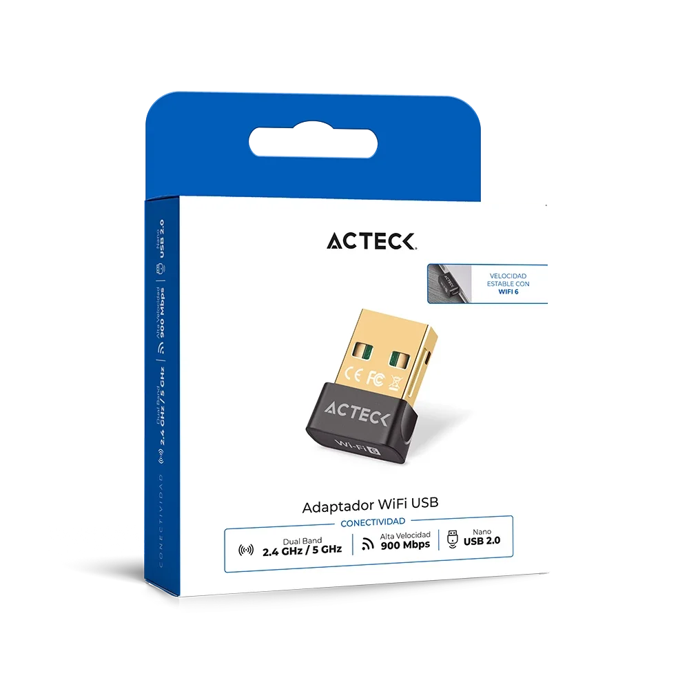 Adaptador USB Inalambrico WiFi 6 Doble Banda | Gatex Wireless AW670