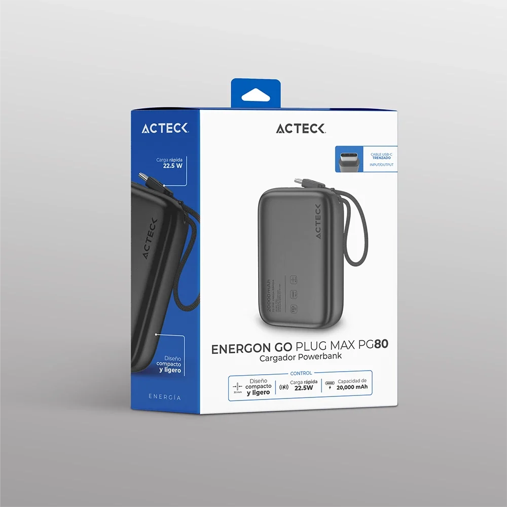 Powerbank | Energon Go Plug Max PG80 | 20,000 mAh
