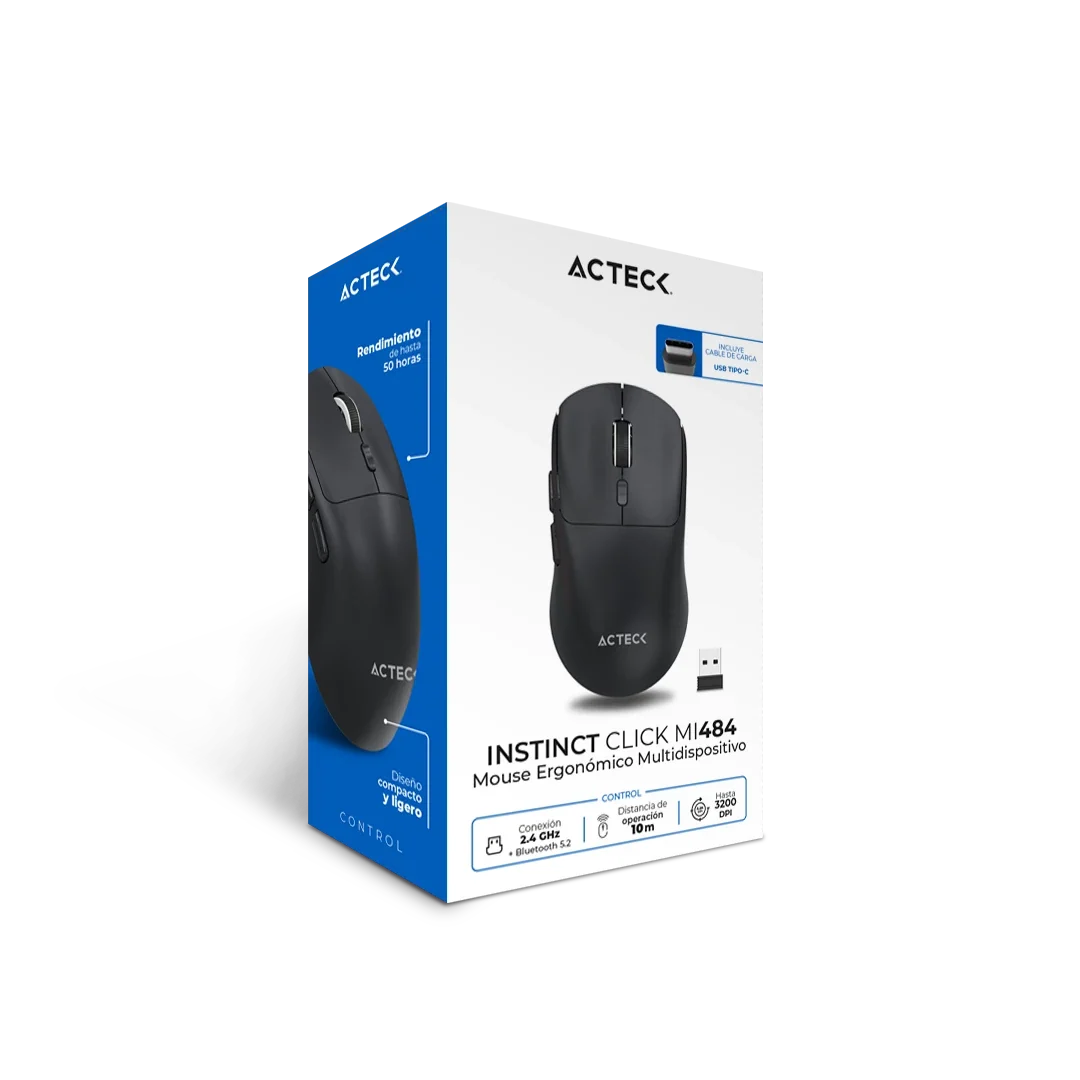 Mouse Ergonomico Multidispositivo | Instinct Click MI484