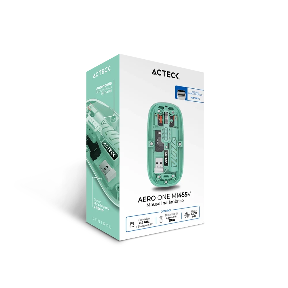 Mouse Ultra Delgado Multidispositivo | Aero One MI455V