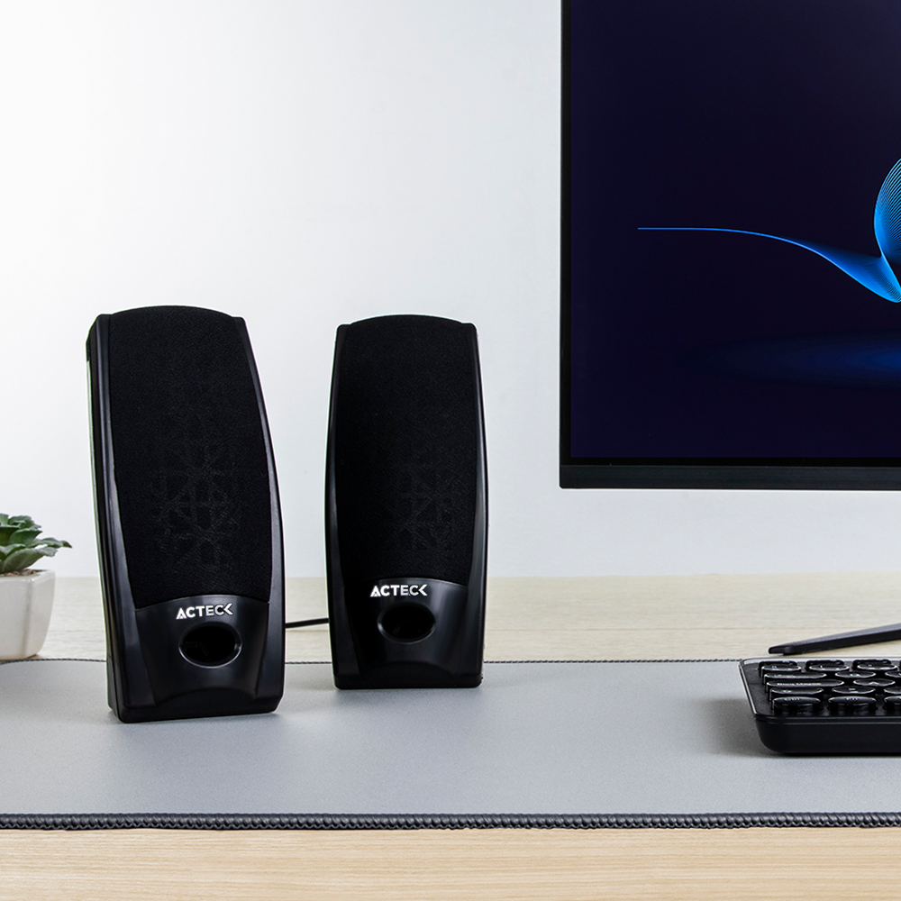 Bocinas 2.0 para escritorio | AX-2500 | Negro