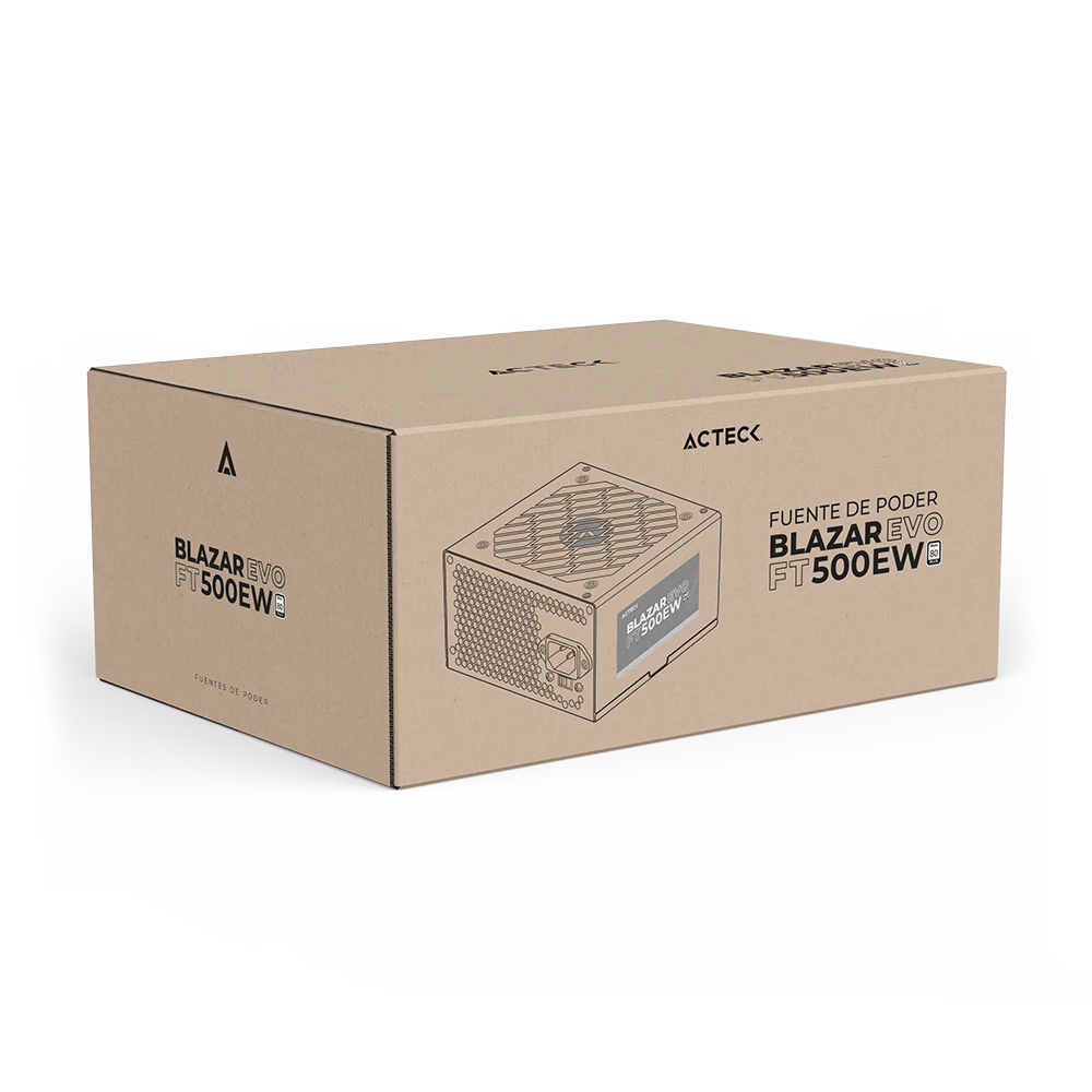 Fuente de Poder ATX 500W | Blazar Evo FT500EW | Blanco