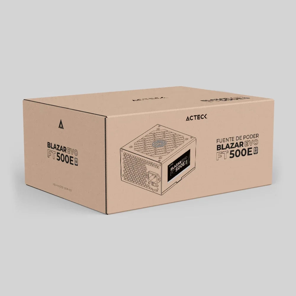 Fuente de Poder ATX 500W | Blazar Evo FT500E | Negro