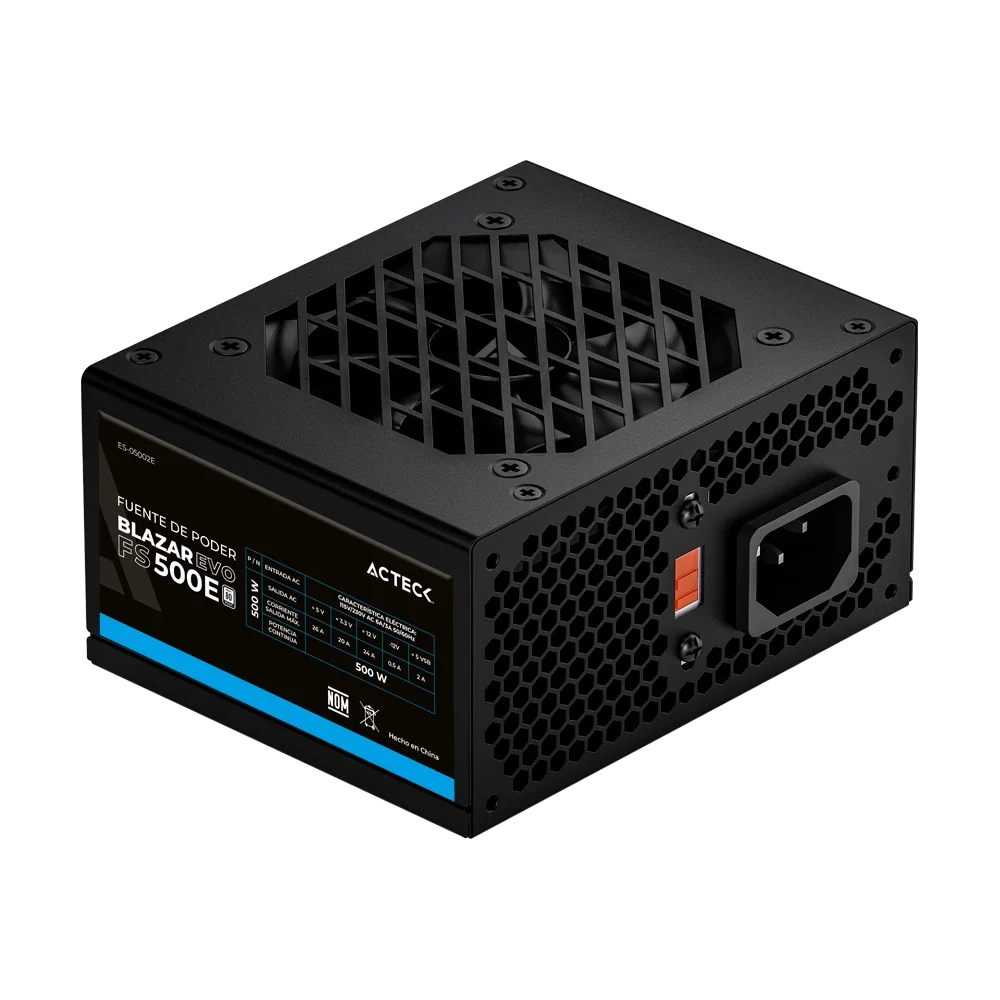 Fuente de Poder SFX 500W | Blazar Evo FS500E | Negro