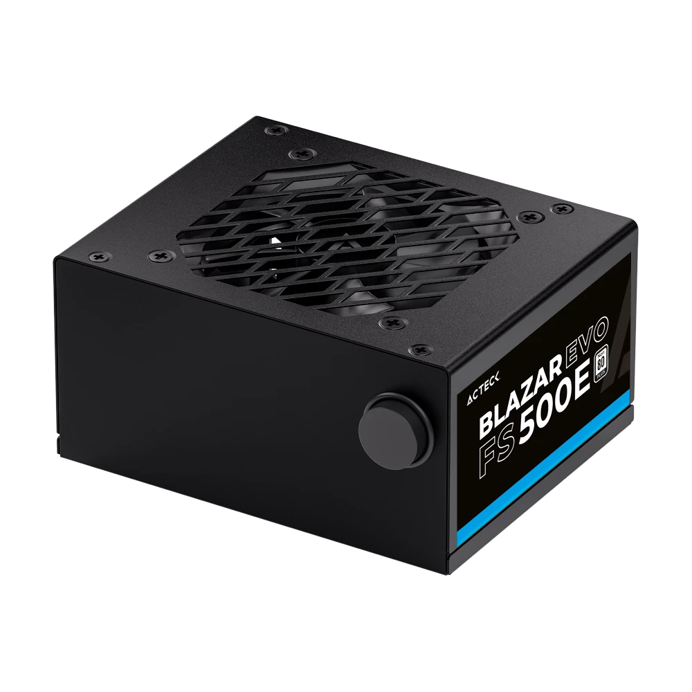 Fuente de Poder Blazar Evo FS500E SFX 500W / 1x20+4 pin + 1xAtx12V 4 + 2xSata + 1xMolex / Negro