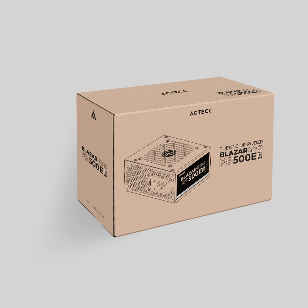Fuente de Poder SFX 500W | Blazar Evo FS500E | Negro