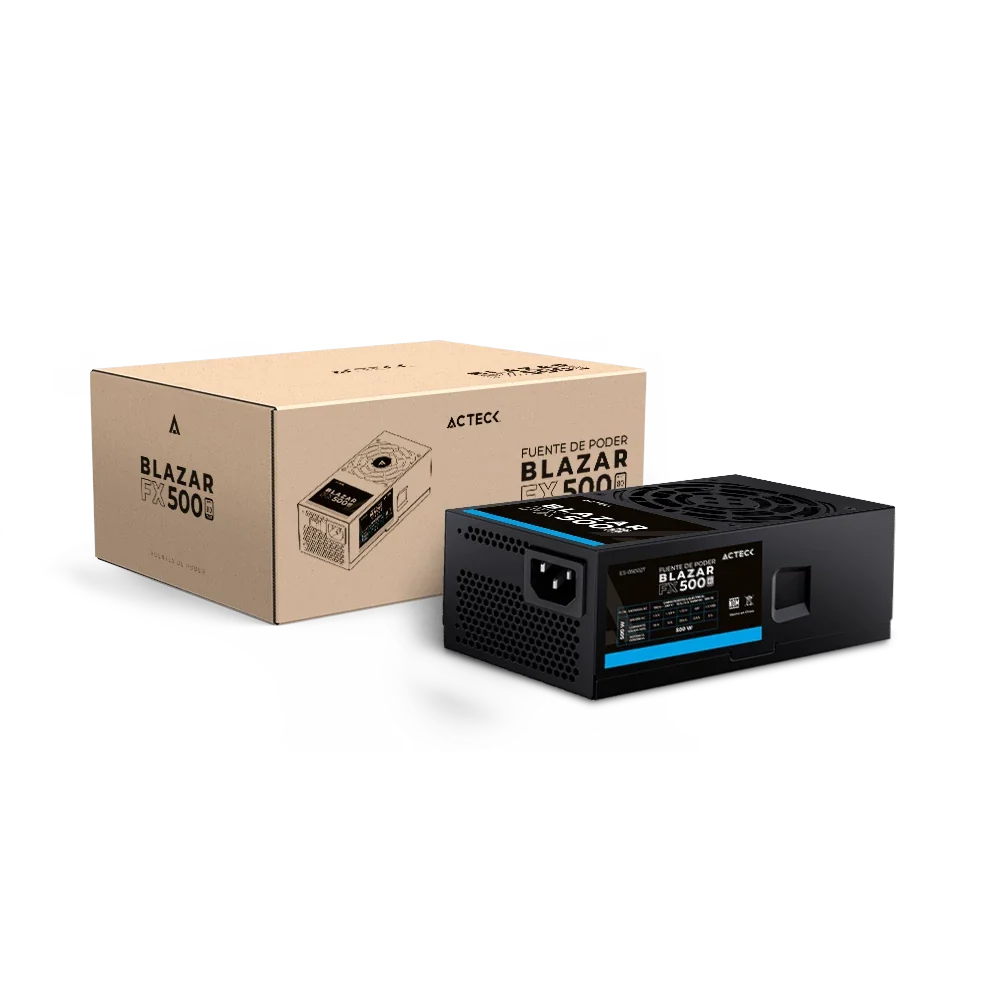 Fuente de Poder TFX 500W | Blazar FX500 | Negro