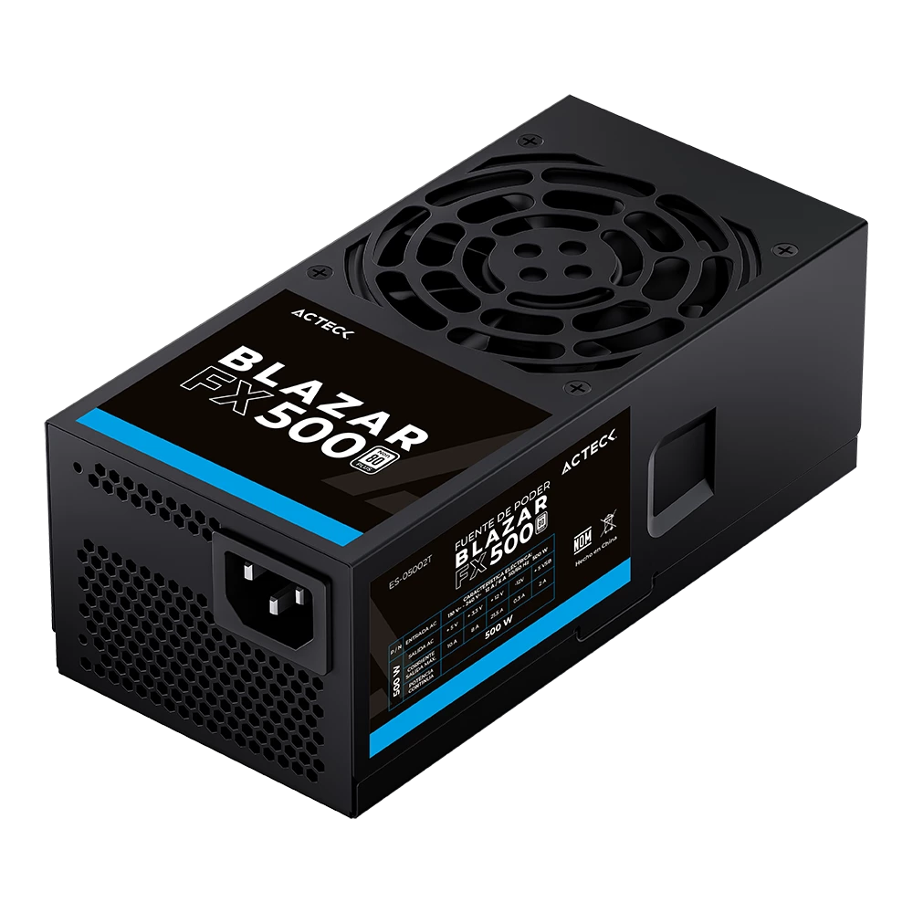 Fuente de Poder TFX 500W | Blazar FX500 | Negro