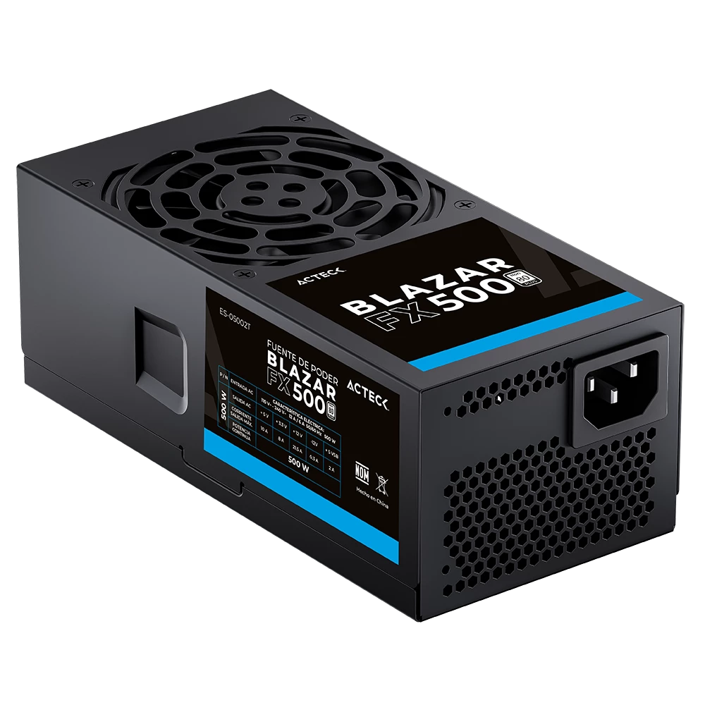 Fuente de Poder TFX 500W | Blazar FX500 | Negro