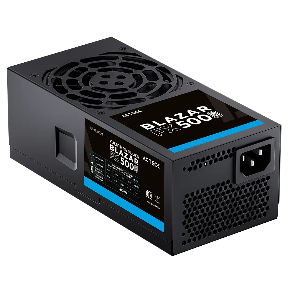 Fuente de Poder TFX 500W | Blazar FX500 | Negro