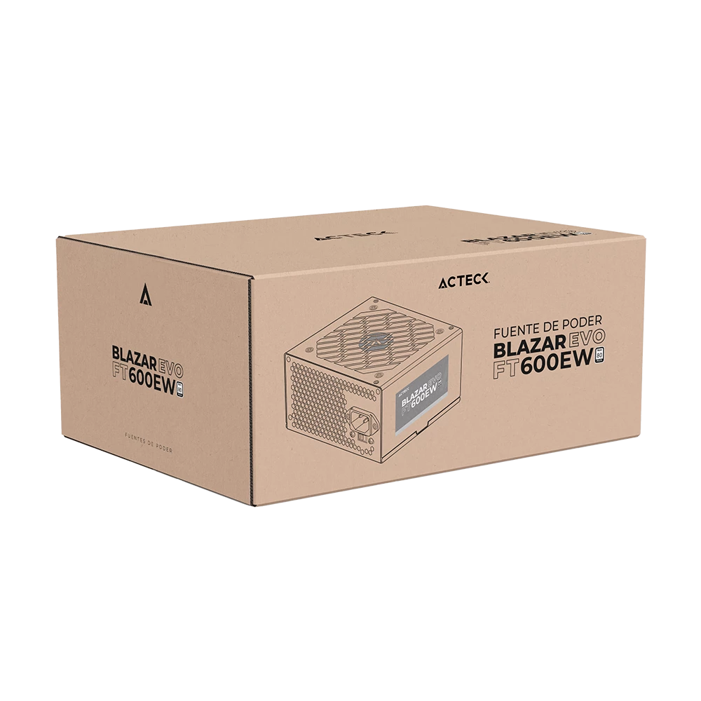 Fuente de Poder ATX 600W | Blazar Evo FT600EW | Blanco