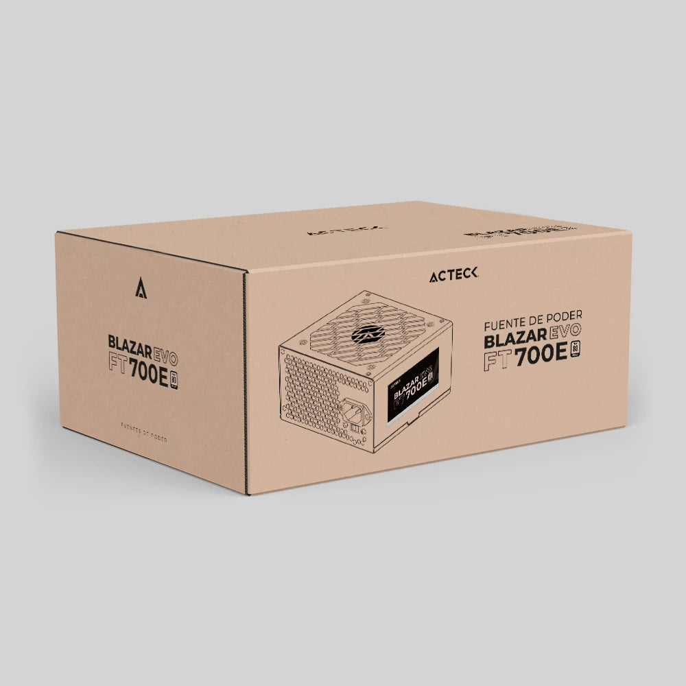 Fuente de Poder ATX 700W | Blazar Evo FT700E | Negro