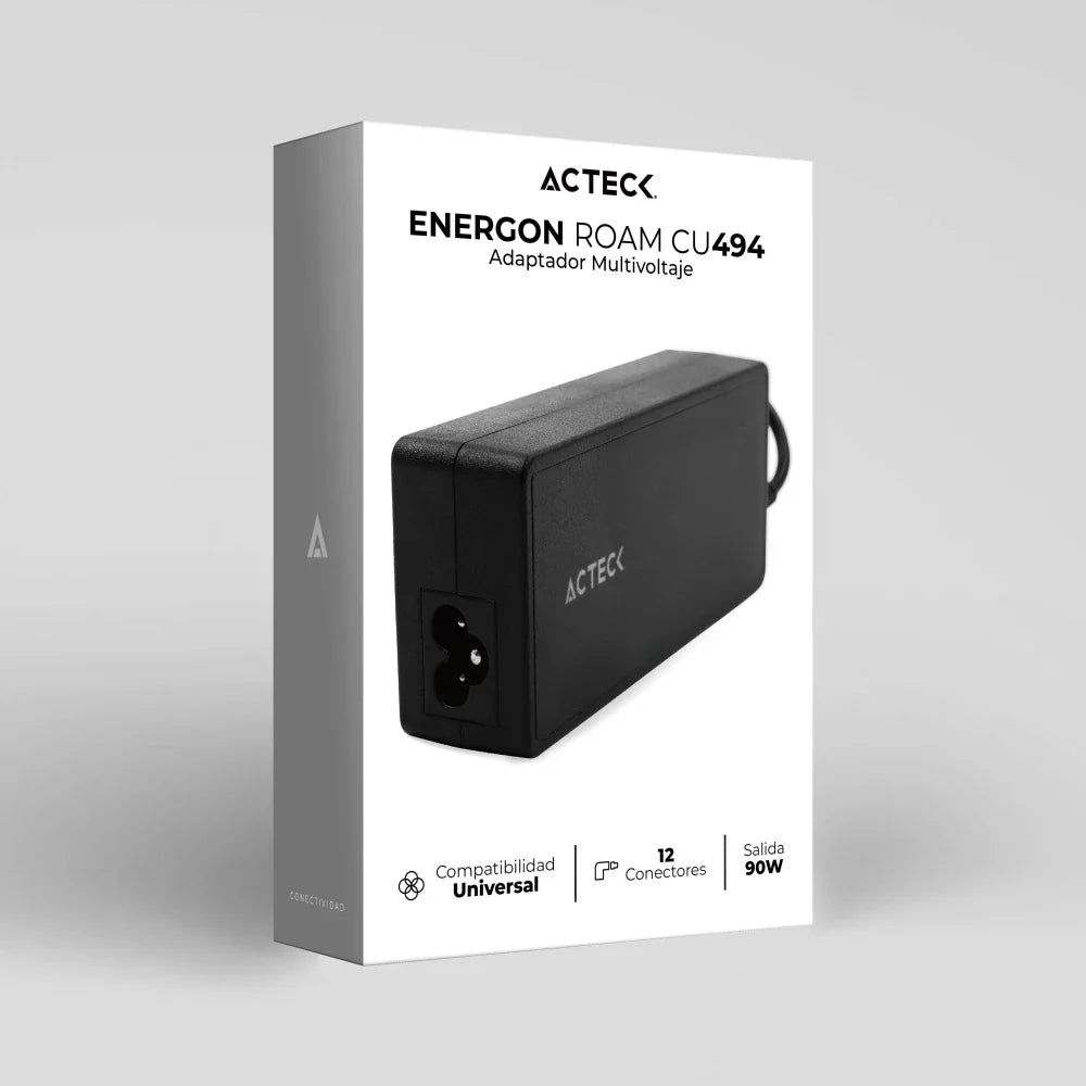 Cargador Universal Laptop | Energon Roam CU494 | Negro