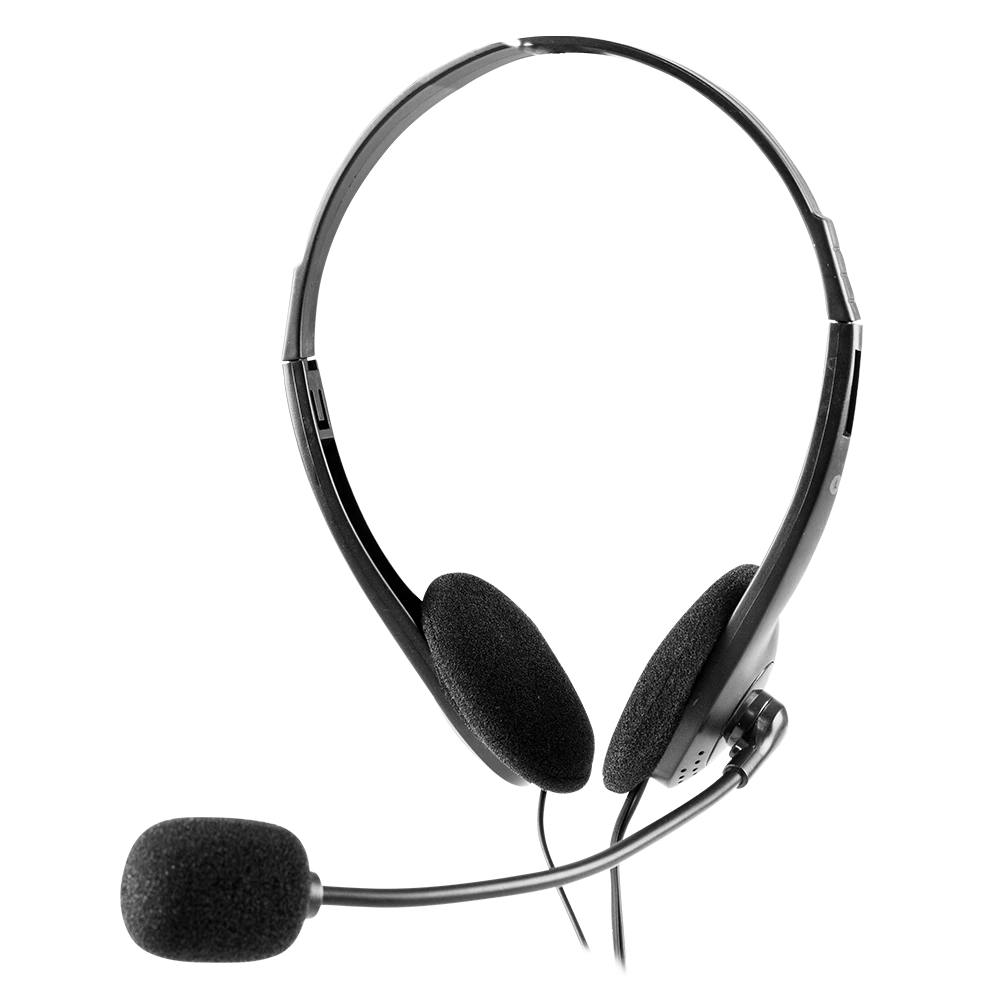 Audífonos On Ear Mic Flexible para Computo | Discover HJ210 | Negro