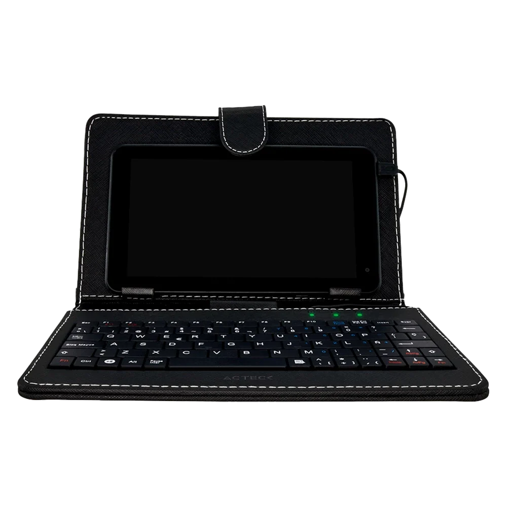 Funda con Teclado Alámbrico Micro USB| Inspire FT210 | Negro