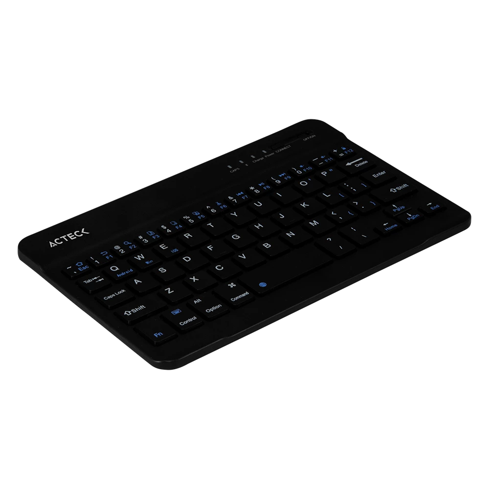 Funda con Teclado Bluetooth Inspire FT440 / Dispositivos de Hasta 7" Acabado de Tacto piel + Recargable Micro USB Negro Advanced