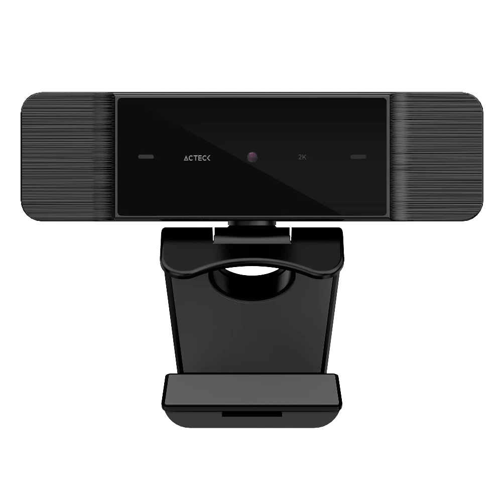 Cámara Web | Haptos CW480 | 2K Full HD + 15 FPS Auto Focus con Microfono + Ajuste Multiángulo | Advanced Series Negro