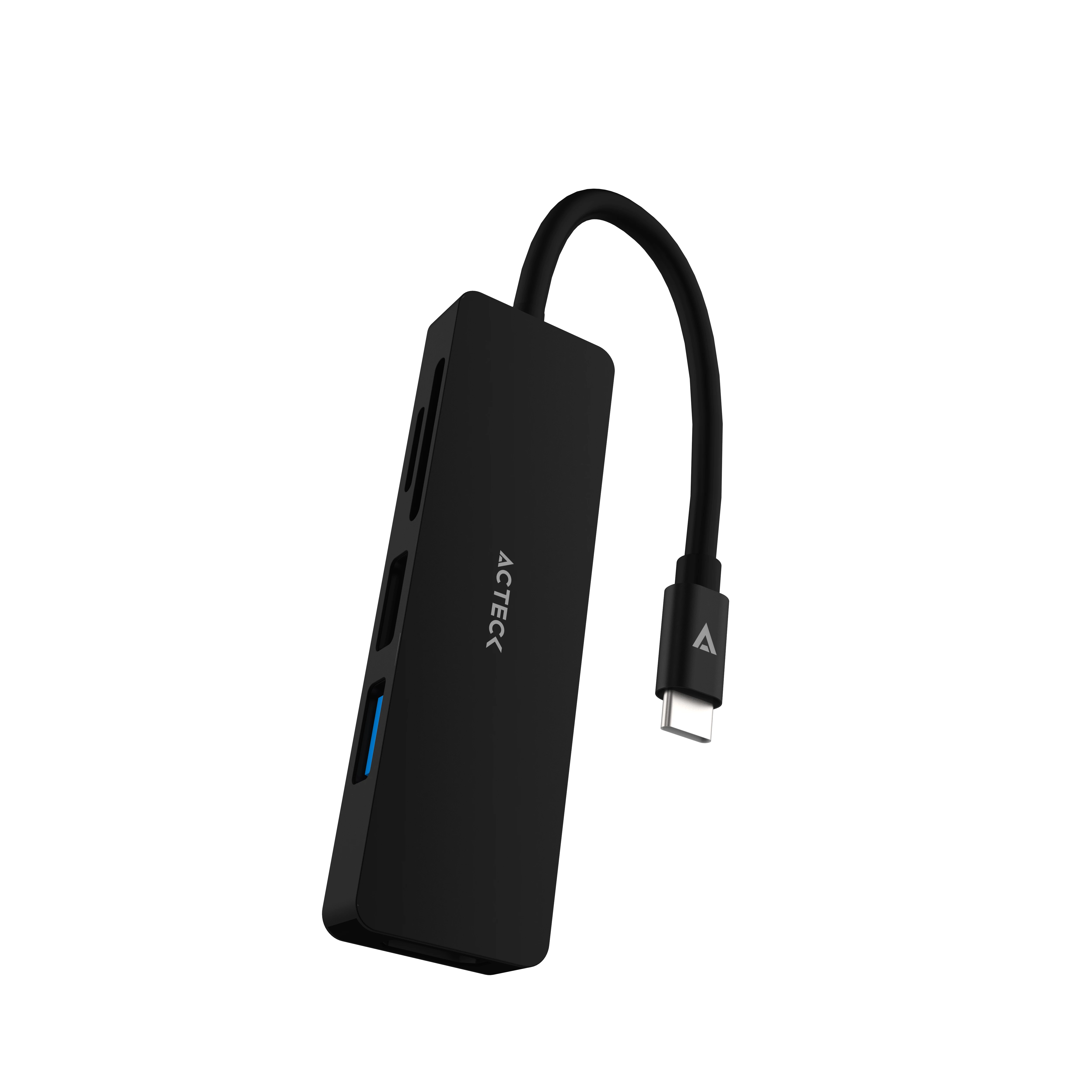 Hub USB C Gate 5 | DH640 5 en 1 | 4k Hdmi + 1xUSB A 3.0 + 1xUSB A 2.0 + TF/SD | Elite Series | Negro