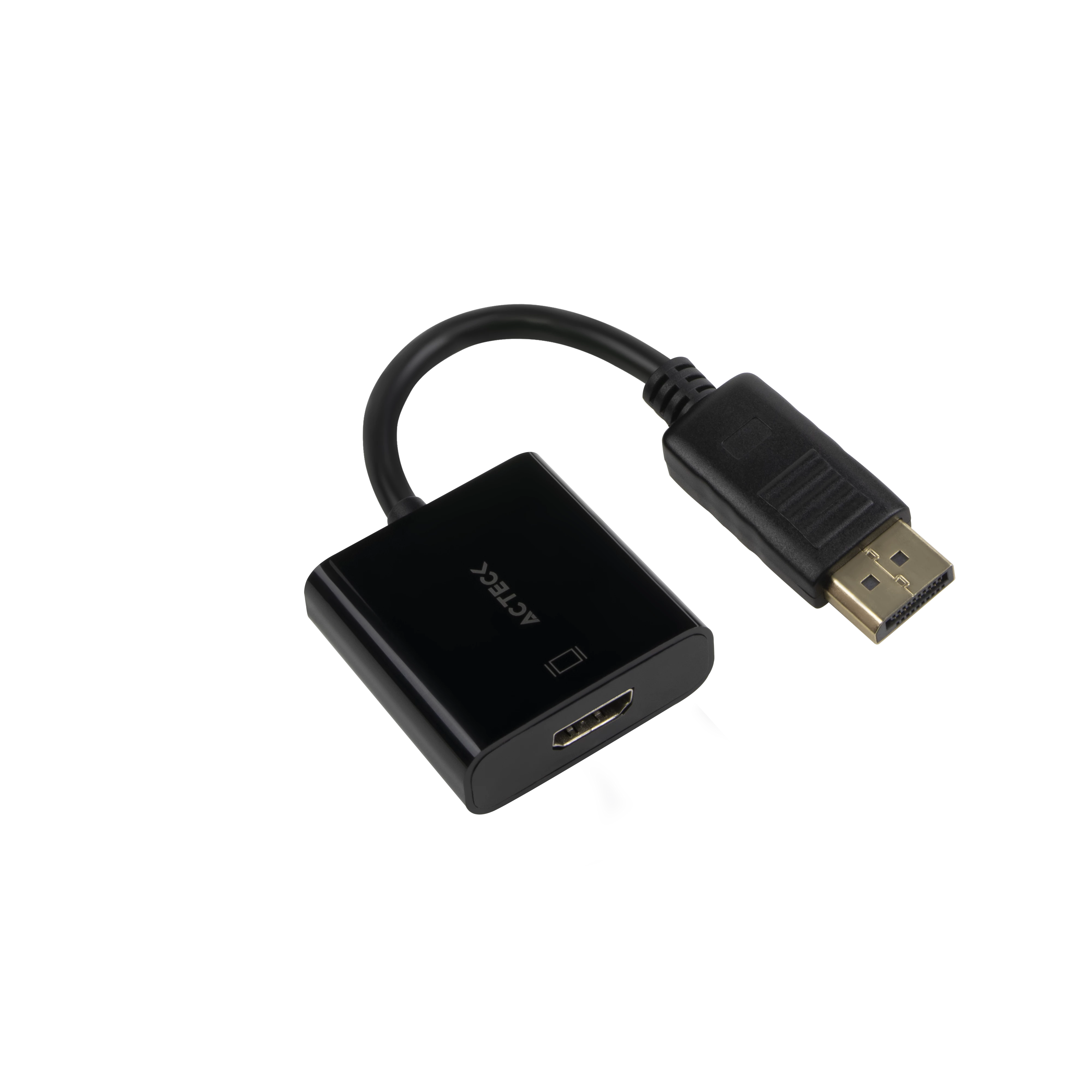 Adaptador DisplayPort a HDMI Shift Plus AH435 Para Video Hasta 4k Macho a Hembra Advanced Series Negro