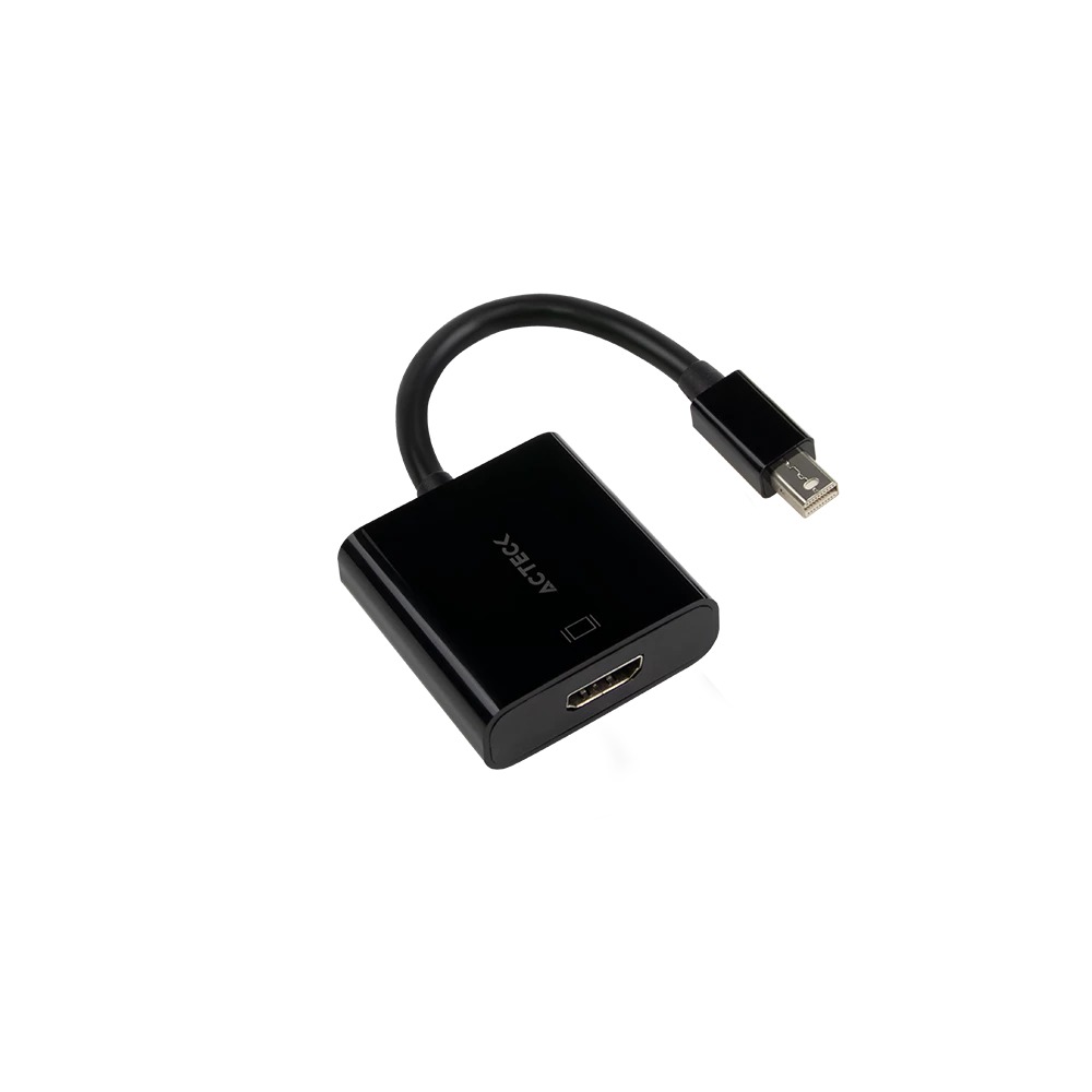 Adaptador Mini DisplayPort a HDMI |  Shift Plus AH430 | Para Video Hasta 4k Macho a Hembra | Advanced Series Negro