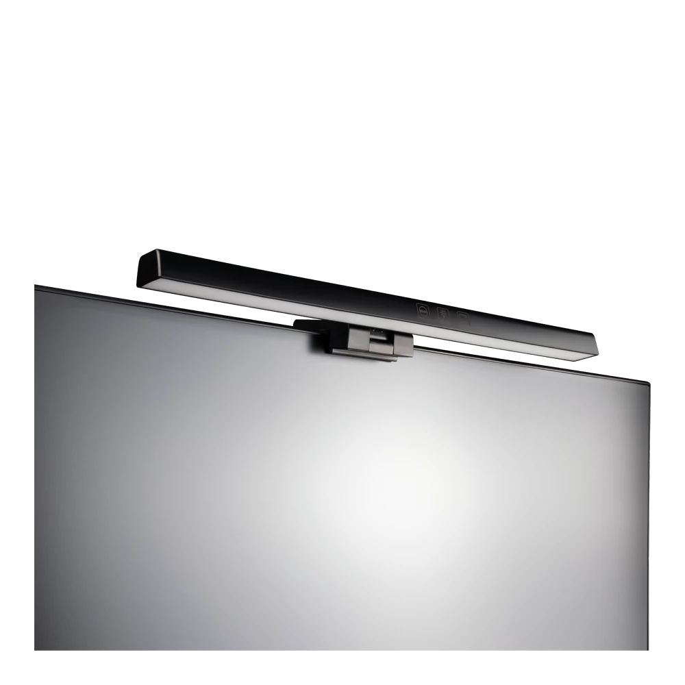 Lámpara Led para Monitor | Luminate Top BL465 | Ultra Delgado + Ilum e Intensidad Ajustable + Sujeción Mecánica + USB C