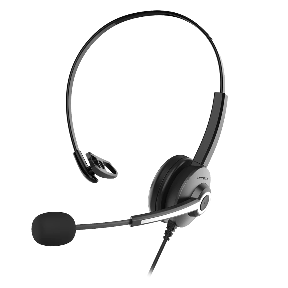 Audifonos para Negocios | Centric Pro HN620 |  On Ear para Call Center USB A + Mic + Control de Volumen/Silencio | Elite Series Negro
