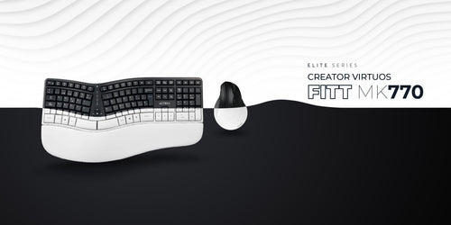 Combo Teclado y Mouse | Creator Virtuos Fitt MK770 | Negro