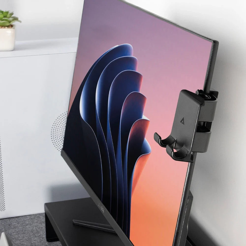Soporte para  Celular en Monitor o Laptop | Vault Wing SC406 | Negro
