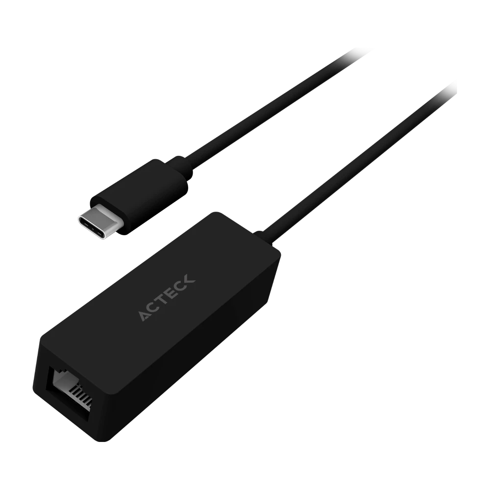 Adaptador | Shift Plus AE425 | para Red Hasta 1000 Mbps  USB C a Ethernet RJ45 Macho a Hembra  Negro