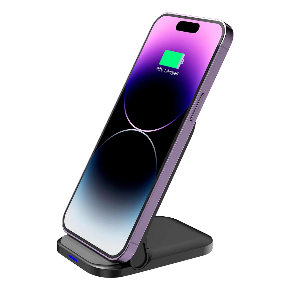Cargador de Escritorio | Energon S-Mate CI710 | Base Plegable+ Inalámbrica 15W / Para Smartphones | Negro