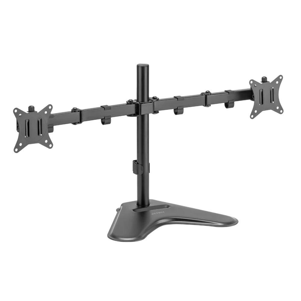 Soporte Articulado para 2 Monitores 17" - 32" | Enforce Zone-B SM425 | Soporta 9 kg | Soporte Vesa de 75x75mm | 100x100mm con Base | Advanced Series | Negro