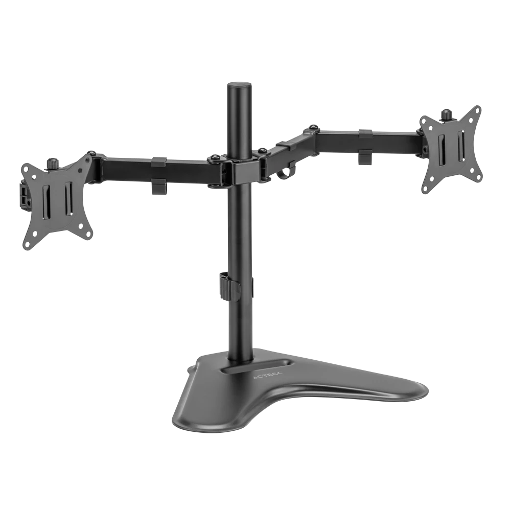 Soporte Articulado para 2 Monitores 17" - 32" | Enforce Zone-B SM425 | Soporta 9 kg | Soporte Vesa de 75x75mm | 100x100mm con Base | Advanced Series | Negro