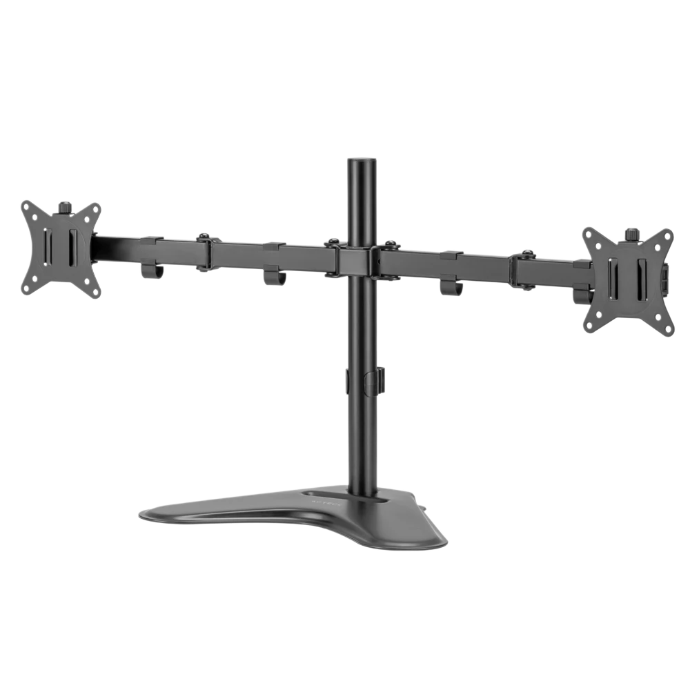 Soporte Articulado para 2 Monitores 17" - 32" | Enforce Zone-B SM425 | Soporta 9 kg | Soporte Vesa de 75x75mm | 100x100mm con Base | Advanced Series | Negro