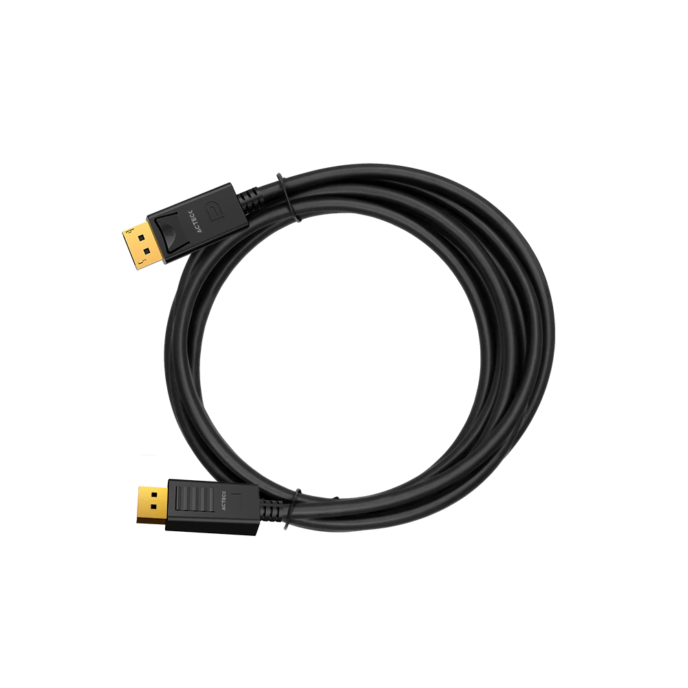 Cable DP a DP | Linx Plus DP422-3 | 4K + 60 Mhz + 2160p + 3 metros + Macho a Macho | Advanced Series | Negro