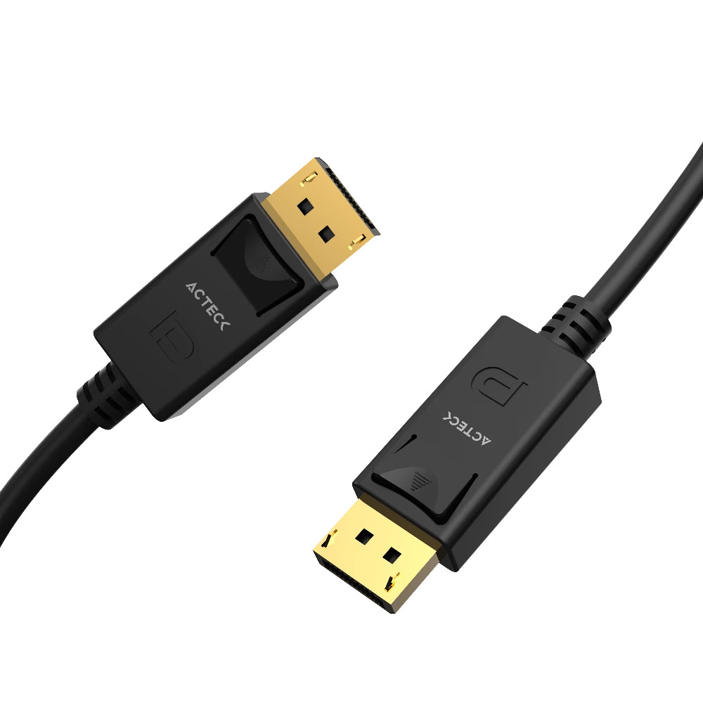 Cable DP a DP | Linx Plus DP422-1 | 4K  + 60Mhz  + 2160p + 1 metro +  Macho a Macho | Advanced Series | Negro